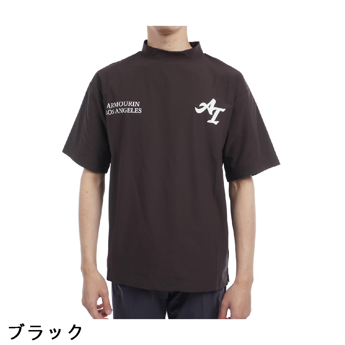アーマーイン　ARMOURIN　ルーズ モックネック 半袖Tシャツ