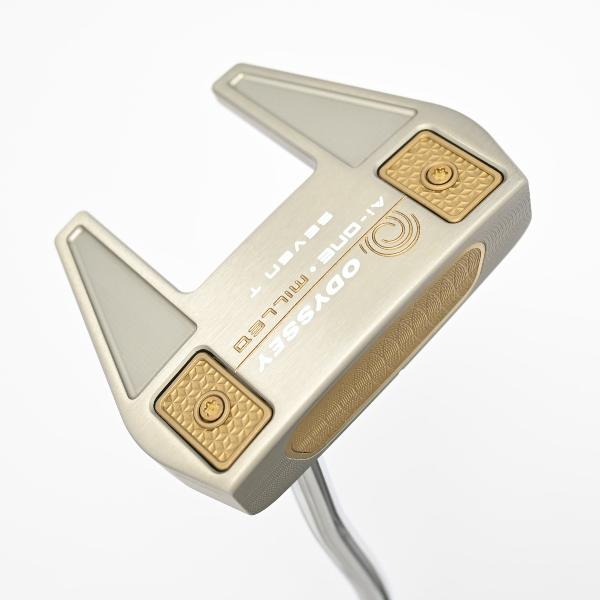 【中古】オデッセイ　AI-ONE MILLED　Ai-ONE MILLED SILVER SEVEN T DB パター スチールシャフト　【34】シャフト：スチールシャフトCランク　フレックス計測項目外　男性用 メンズ用　右用