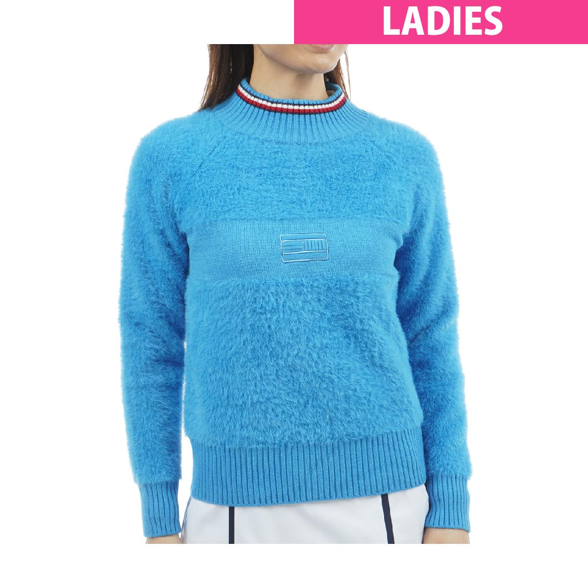 トミー ヒルフィガー ゴルフ　TOMMY HILFIGER GOLF　シャギー ハイネックセーター　レディス