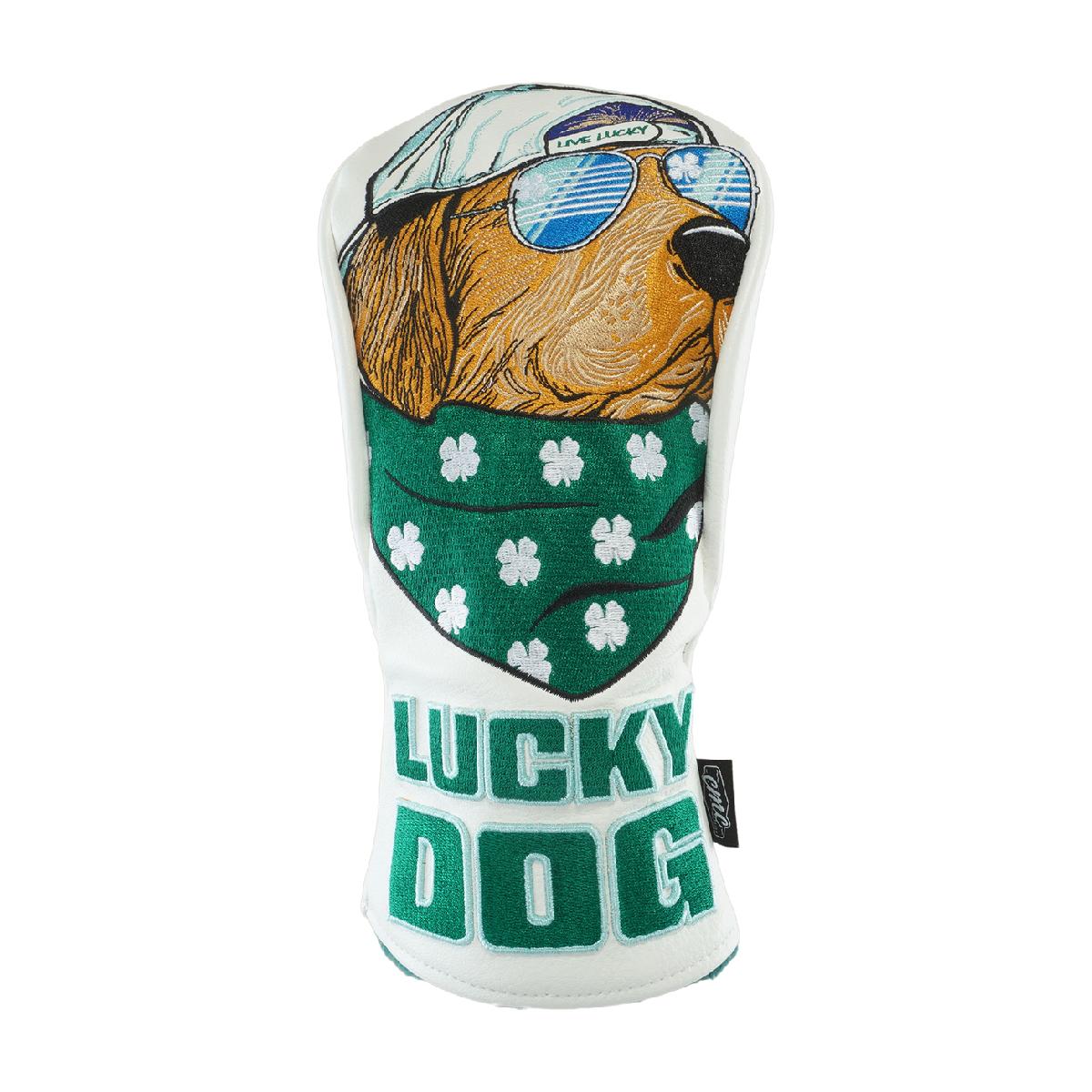 ラッキードッグ2.0 ヘッドカバー FW用ブラック クローバー / BLACK CLOVER商品の特徴「LUCKY DOG 2.0」FAIRWAY COVER人気のラッキードッグシリーズ。クローバーモチーフのバンダナを巻いたワンコがキュートなフェアウェイウッド用のヘッドカバーです。表側にはアメリカCMC社が誇る高品質で柔らかな軽量フェイクレザーを使用。内側にはクッション性の高いボア素材を使用しています。首部分はしなやかな伸縮性があり、装着感・脱着感の良さを持たせています。※こちらは定番商品ですが、デザインのマイナーチェンジにより、細部が画像と異なる場合がございます。素材ポリウレタン(合成皮革)サイズバリエーション長さ約28×横幅約13×厚さ(最小-最大)約3-9cm製造国中国シーズン2026年モデル26ssacc hccoupon charahc