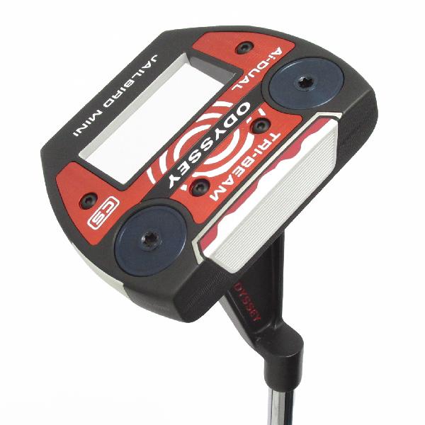 【中古】オデッセイ　Ai-DUAL　Ai-DUAL TRI-BEAM JAILBIRD MINI CS パター スチールシャフト　【34】シャフト：スチールシャフトBCランク　フレックス計測項目外　男性用 メンズ用　右用