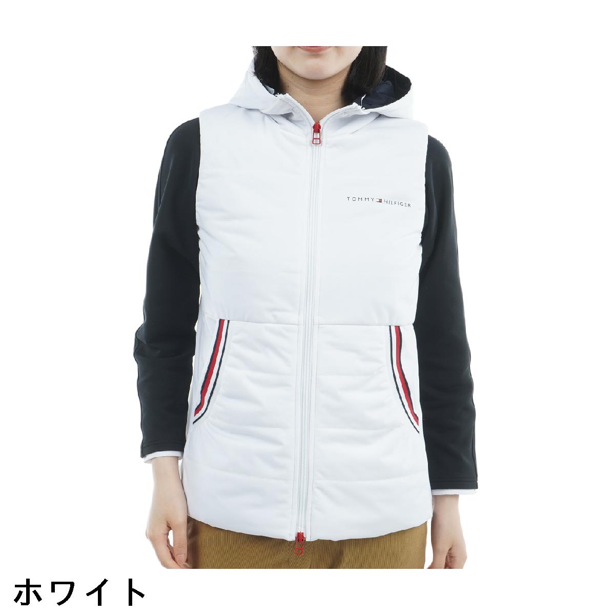 トミー ヒルフィガー ゴルフ　TOMMY HILFIGER GOLF　ストレッチ 2WAY 中綿 キルトベスト　レディス
