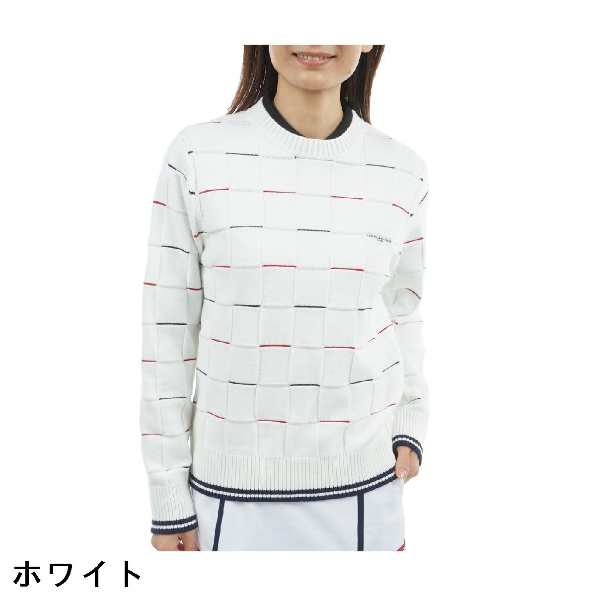 トミー ヒルフィガー ゴルフ　TOMMY HILFIGER GOLF　マシュマロタッチ クルーネックセーター　レディス