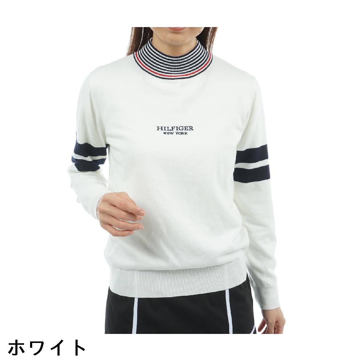 トミー ヒルフィガー ゴルフ　TOMMY HILFIGER GOLF　ボーダー ハイネックセーター　レディス