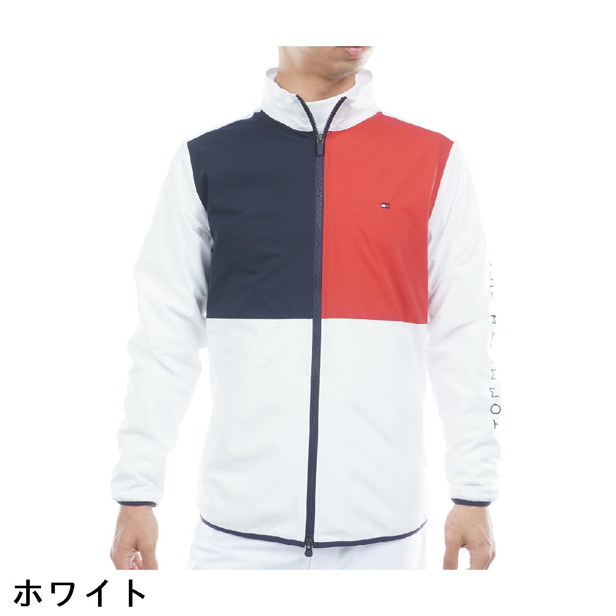 トミー ヒルフィガー ゴルフ　TOMMY HILFIGER GOLF　ストレッチ カラーブロック ウインドジャケット