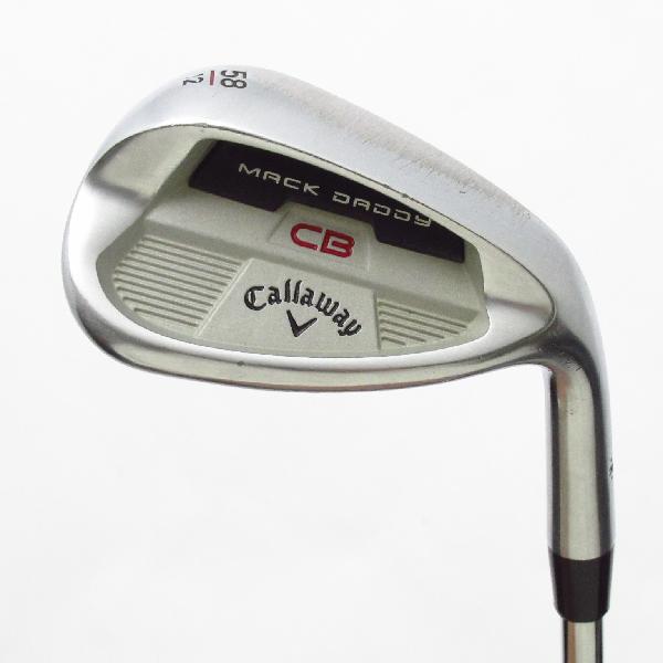 【中古】キャロウェイゴルフ　MACK DADDY　MACK DADDY CB ウェッジ N.S.PRO ZELOS 7　【58-12】シャフト：N.S.PRO ZELOS 7Dランク　フレックスS　男性用 メンズ用　右用
