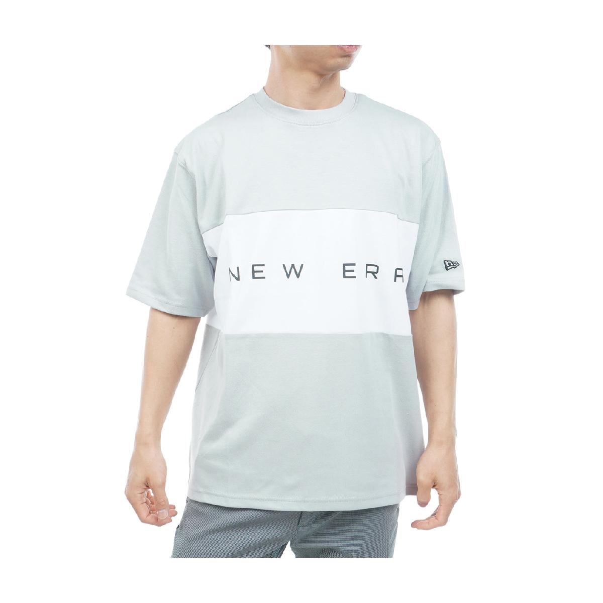 PA パネル OS 半袖Tシャツニューエラ / NEW ERA Performance Apparel商品の特徴機能性とデザインを両立した、パネル切り替え仕様のオーバーサイズTシャツ。・ゆとりのあるオーバーサイズフィット・デザイン性を高めるパネル切り替え仕様・吸汗速乾性に優れた独自開発素材「COOLERATM(クールエラ)」を使用・生地裏面をメッシュ構造にすることで、肌との接触面を軽減し快適な着心地を実現・前面パネルにブランドロゴ、背面パネルに創業年「Est.1920」のグラフィックを配置・左袖にフラッグロゴをレイアウト素材本体：綿51％、ポリエステル49％／リブ部分：綿60％、ポリエステル40％サイズバリエーションM、L、XL対象メンズ製造国中国シーズン2026年春夏モデル【GDO計測実寸値】(cm)M:着丈67、ゆき丈51、身幅57.5L:着丈70、ゆき丈53、身幅61.5XL:着丈73、ゆき丈55、身幅64.5※伸縮素材やデザインによってメーカー公表推奨サイズより実寸値が小さい場合がございます。※実際に採寸した数値を掲載しております。商品タグにはメーカー推奨サイズ（想定しているボディサイズ）が記載されており、実寸とは異なりますのでご注意ください。【メーカー公表実寸サイズ】(cm)M：着丈71、身幅59、肩幅50、袖丈26L：着丈74、身幅62、肩幅53、袖丈27XL：着丈77、身幅65、肩幅56、袖丈28【実寸計測箇所】着丈 ：後ろ襟ぐり（襟の付け根）中央から後身頃裾口までの長さゆき丈：後ろ襟ぐり（襟の付け根）中央から肩先を通り袖口までの長さ身幅 ：脇部袖の付け根左右両端の長さウエスト(A)：履き口左右両端の長さを2倍ウエスト(B)：内股合わせ（※）から股上前面へ20cmの地点の左右両端の長さを2倍ヒップ ：内股合わせ（※）から股上前面へ15cmの地点の左右両端の長さを2倍股上 ：内股合わせ（※）から履き口上端までの長さ股下 ：内股合わせ（※）から内股の縫い目に沿った裾口までの長さわたり幅 ：内股合わせ（※）から水平方向に外側へ端まで結んだ長さ(※)パンツの股部分の左右の分かれ目の起点※GDO独自の採寸方法により計測を行っておりますため、多少の誤差が生じる場合がございます。ssnew 26sspolo