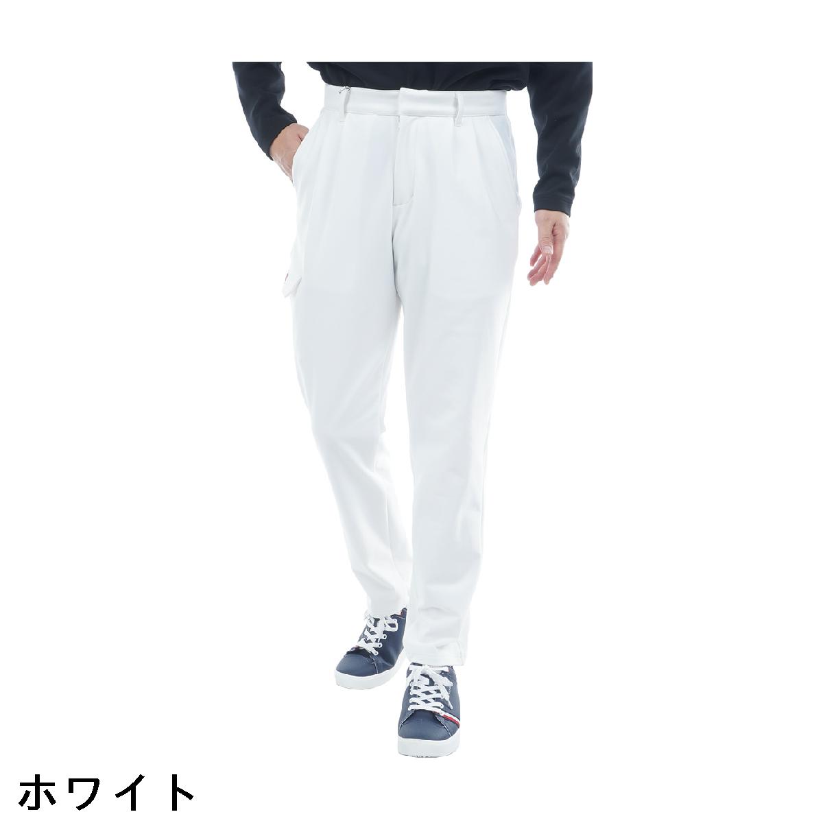 トミー ヒルフィガー ゴルフ　TOMMY HILFIGER GOLF　裏起毛 ツータック リラックス テーパードパンツ