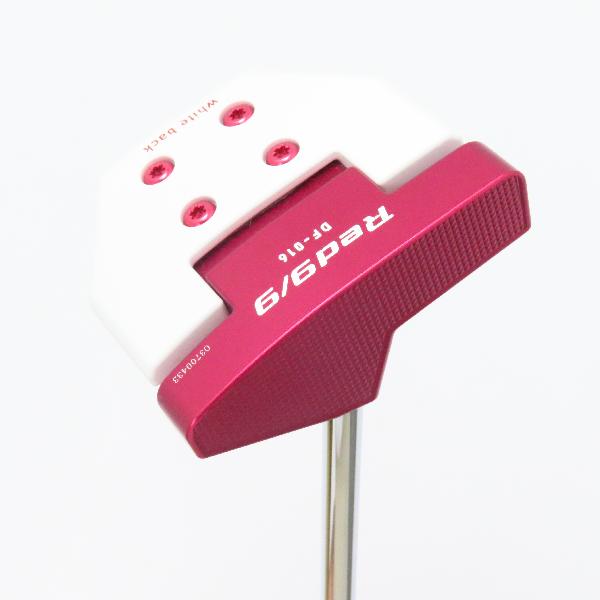 【中古】キャスコ Red Red9／9 ホワイトバック DELTA-FACE DF-016 角マレット パター スチールシャフト 【34】シャフト：スチールシャフトBランク フレックス計測項目外 男性用 メンズ用 右用