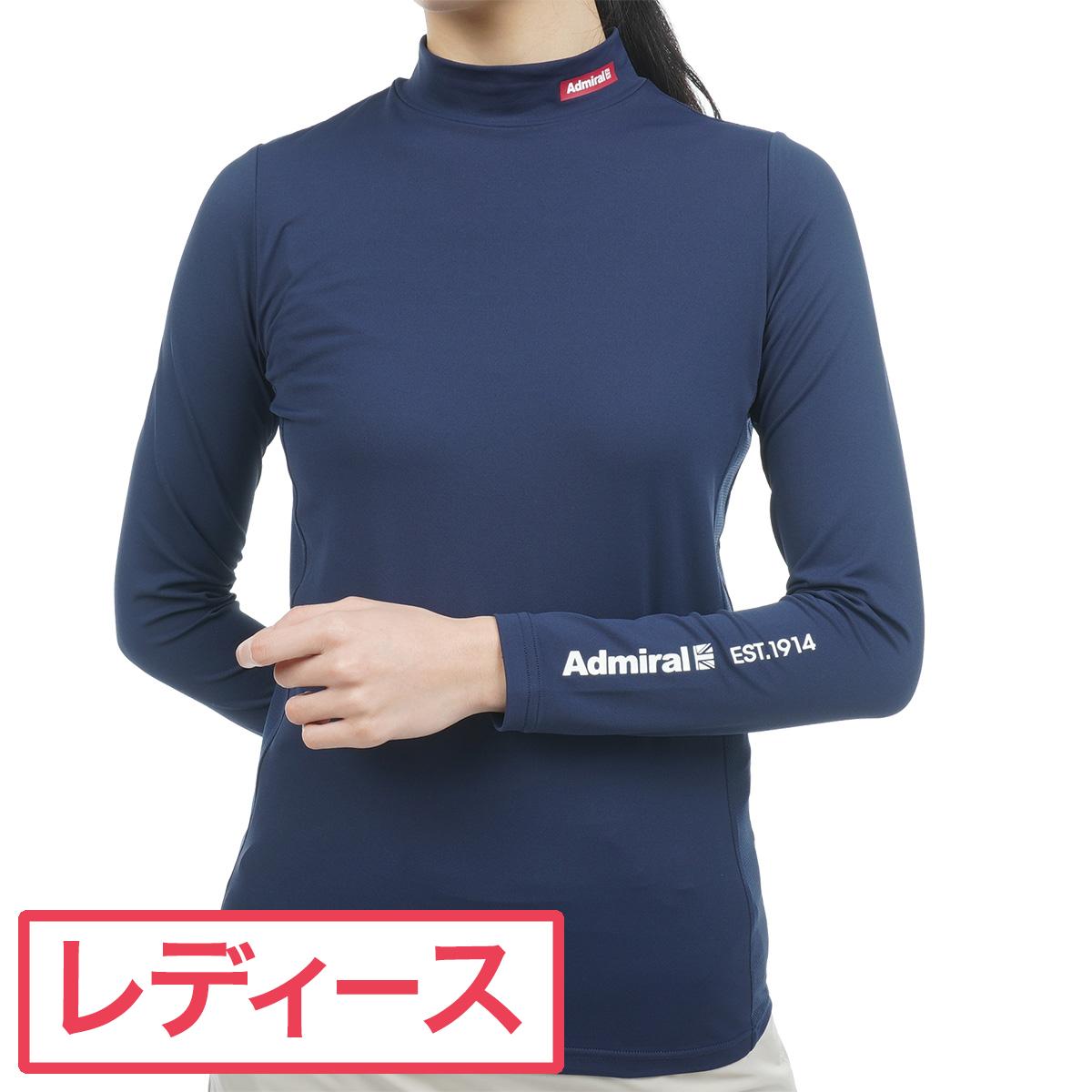 アドミラル　Admiral　ストレッチ モックネック長袖インナーシャツ　レディス