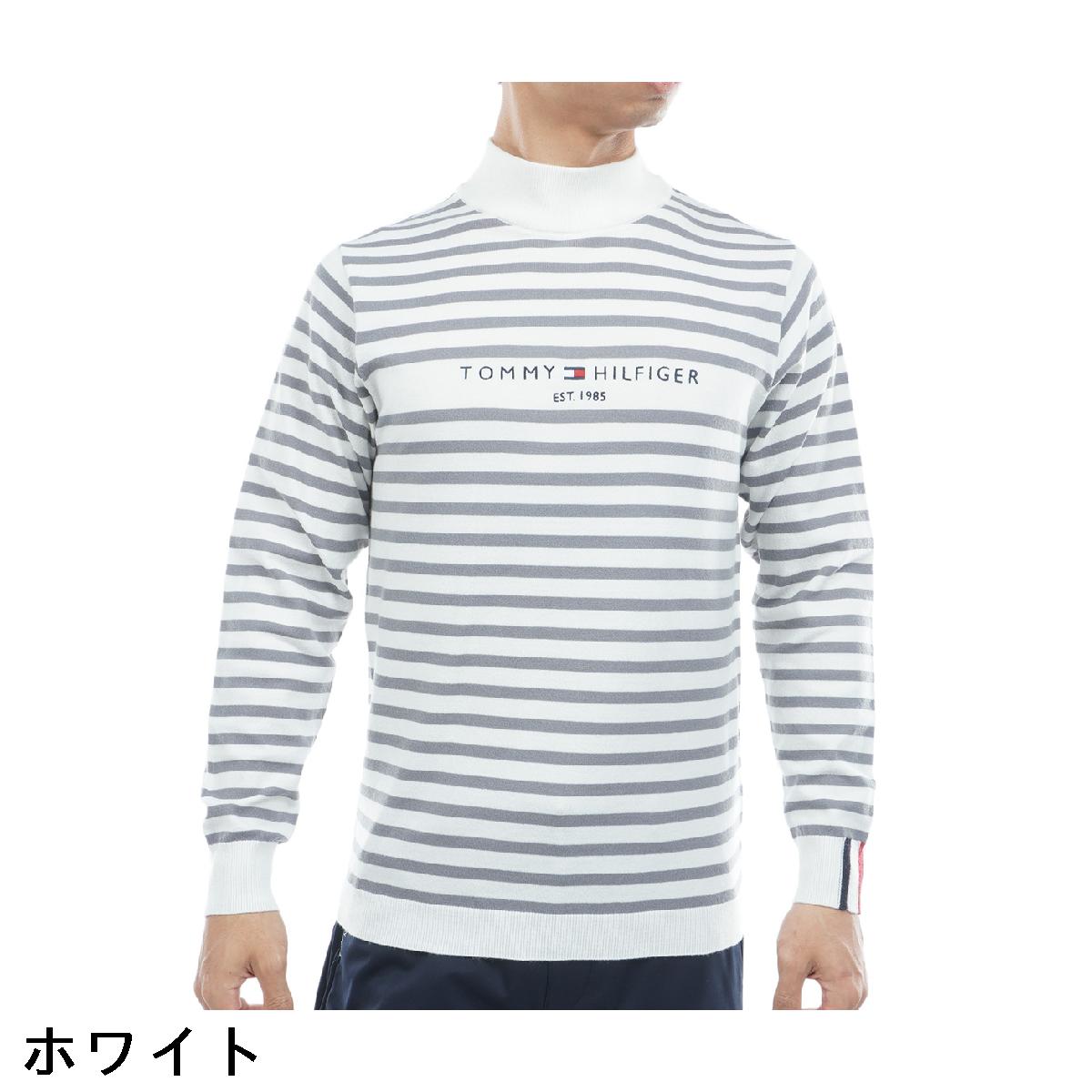 GDOゴルフショップ 楽天市場店のトミー ヒルフィガー ゴルフ　TOMMY HILFIGER GOLF　ボーダー ハイネックセーター｜アングル2