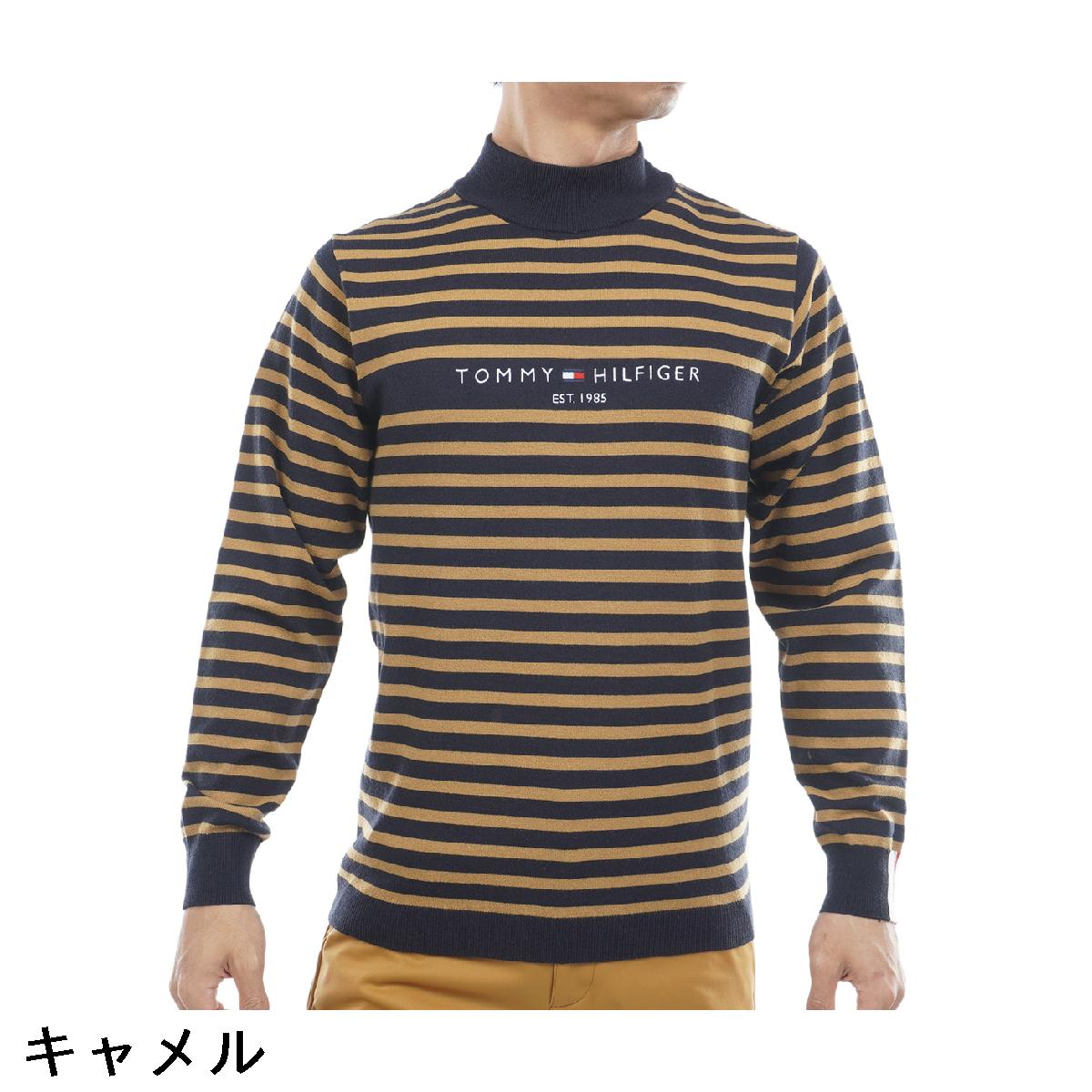 GDOゴルフショップ 楽天市場店のトミー ヒルフィガー ゴルフ　TOMMY HILFIGER GOLF　ボーダー ハイネックセーター｜アングル3