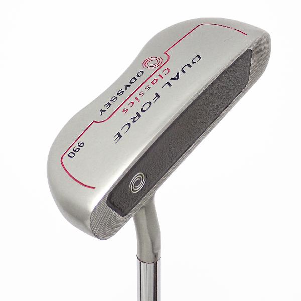 【中古】オデッセイ　DUAL FORCE　DUAL FORCE Classics 990 パター スチールシャフト　【33】シャフト：スチールシャフトCランク　フレックス計測項目外　男性用 メンズ用　右用