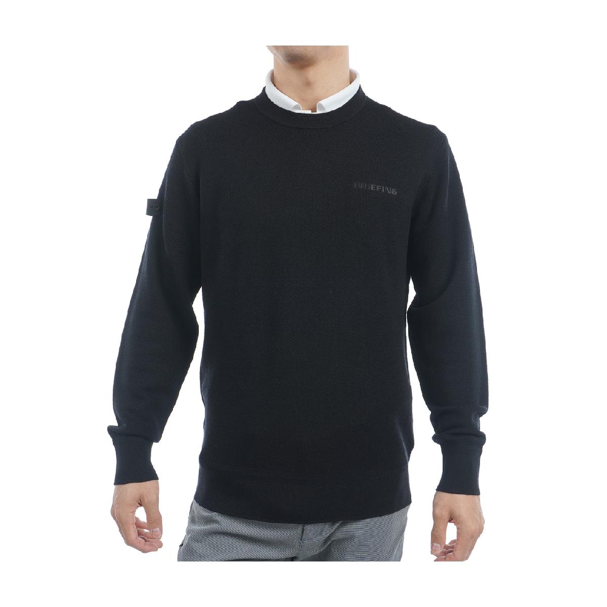 ブリーフィング　BRIEFING　メリノウール クルーネックセーター