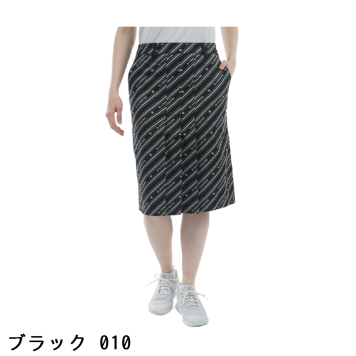 セント・アンドリュース　St ANDREWS　STAバイアスストライプジャカード ストレッチスカート　レディス