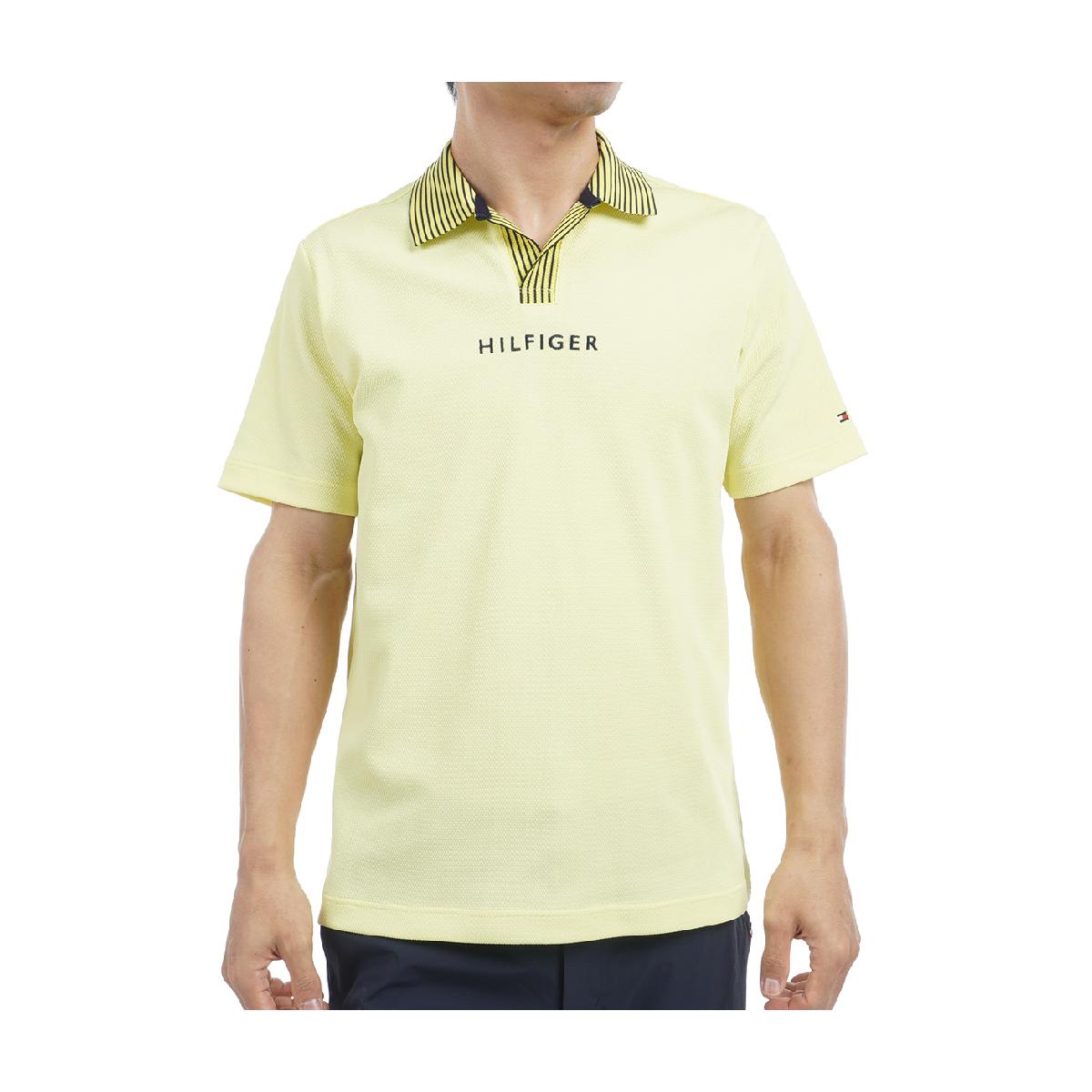 トミー ヒルフィガー ゴルフ　TOMMY HILFIGER GOLF　ビッグ鹿の子 半袖スキッパーシャツ