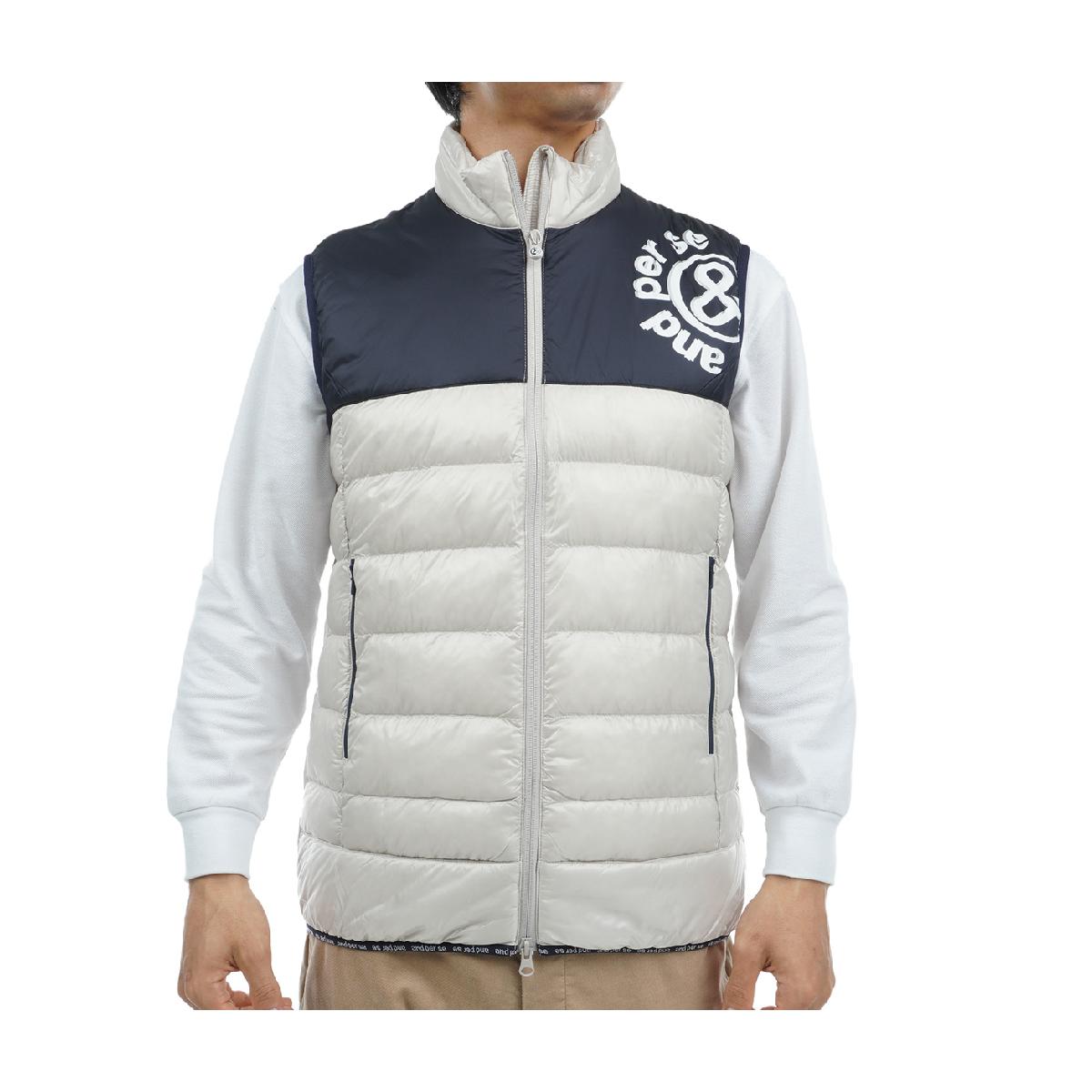 アンパスィ　and per se　エナジーコクーン ストレッチ 中綿ベスト