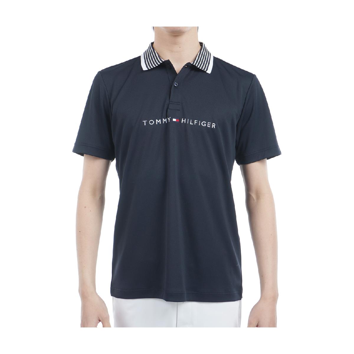 トミー ヒルフィガー ゴルフ　TOMMY HILFIGER GOLF　エッセンシャルストライプカラー 半袖ポロシャツ