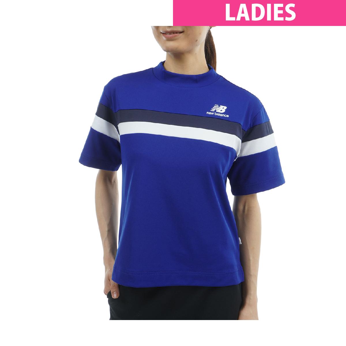 ニューバランス　New Balance Golf　ストレッチ ピン仮ワッフル 5分袖モックネックプルオーバー　レディス...