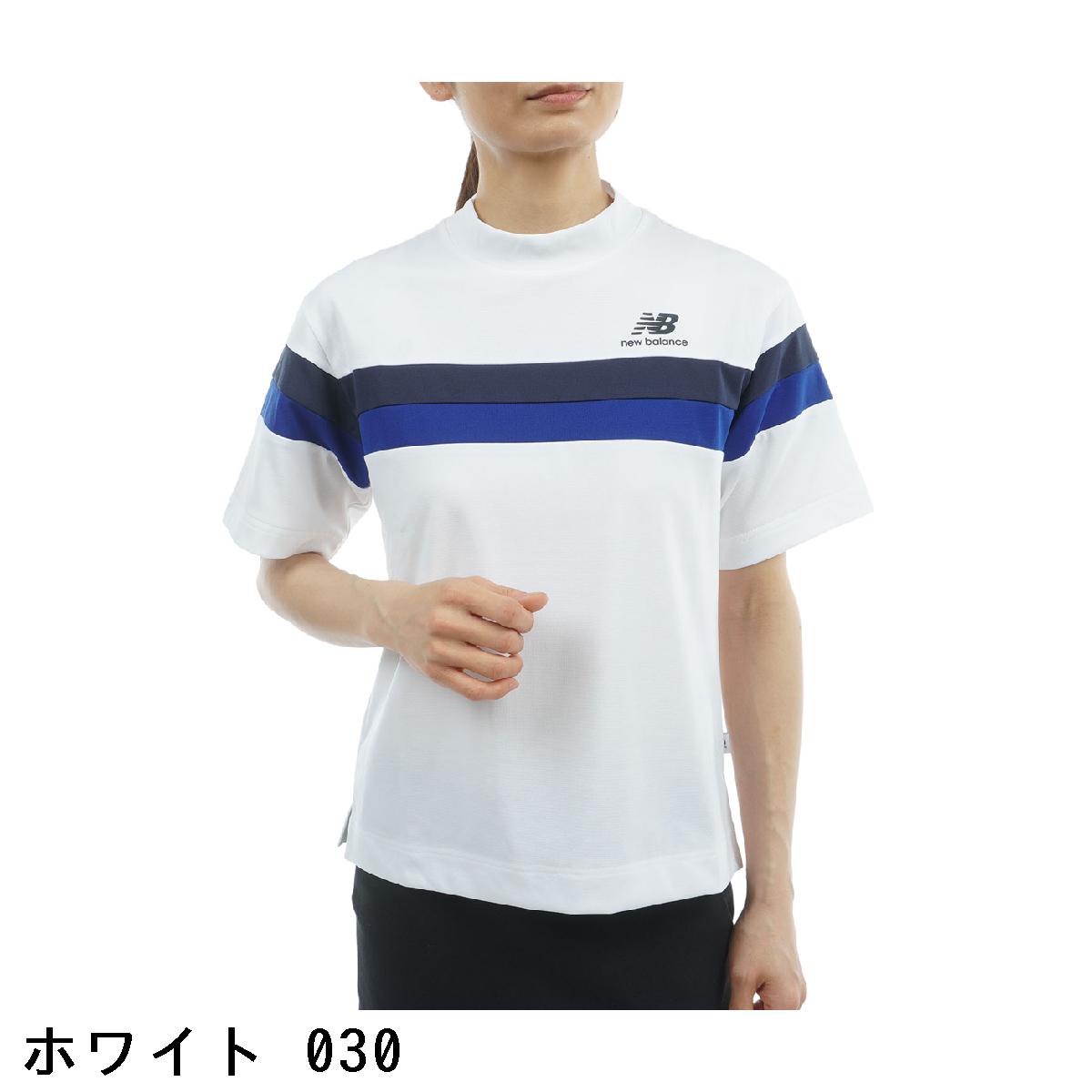 ニューバランス　New Balance Golf　ストレッチ ピン仮ワッフル 5分袖モックネックプルオーバー　レディス