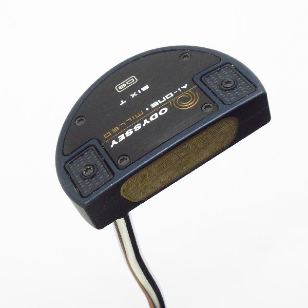 【中古】オデッセイ　AI-ONE MILLED　Ai-ONE MILLED SIX T DB パター スチールシャフト　【34】シャフト：スチールシャフトBCランク　フレックス計測項目外　男性用 メンズ用　右用