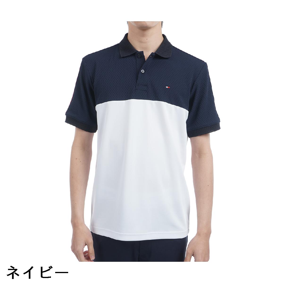 �ȥߡ� �ҥ�ե����� ����ա�TOMMY HILFIGER GOLF�����ȥ�å� ���顼�֥��å� Ⱦµ�ݥ������