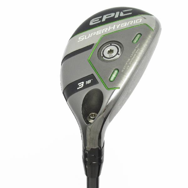 【美品】EPIC SUPER HYBRID 3U 18° S(ヘッドカバーあり) 楽天市場】epic super hybrid（ロフト角18°）（クラブ｜ゴルフ
