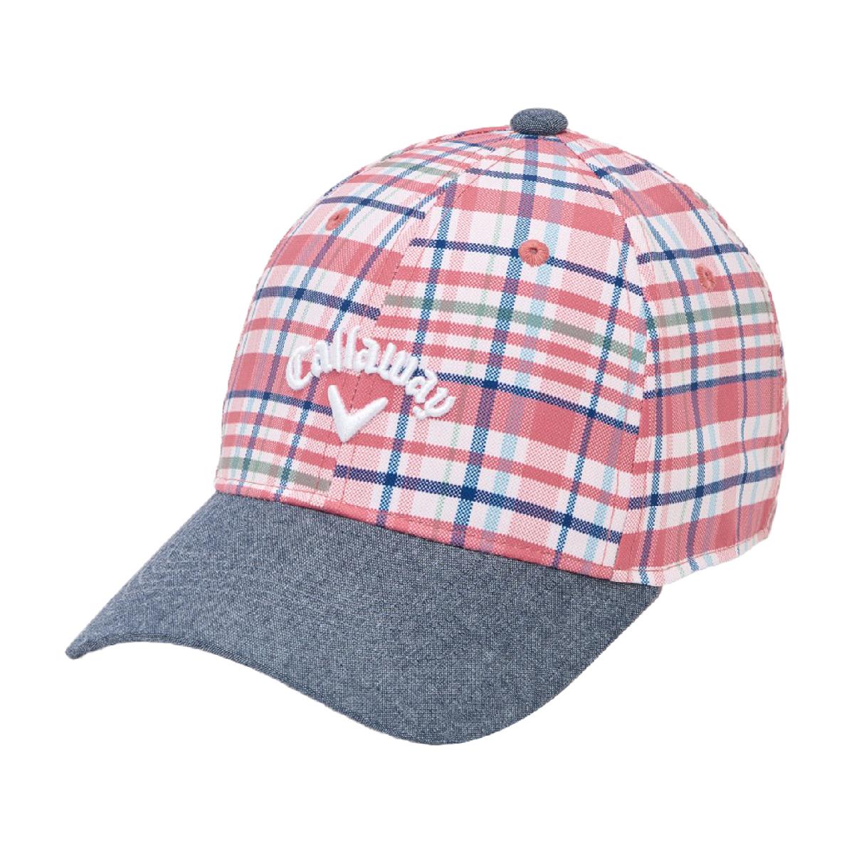 キャロウェイゴルフ　Callaway Golf　マドラスチェックプリントキャップ
