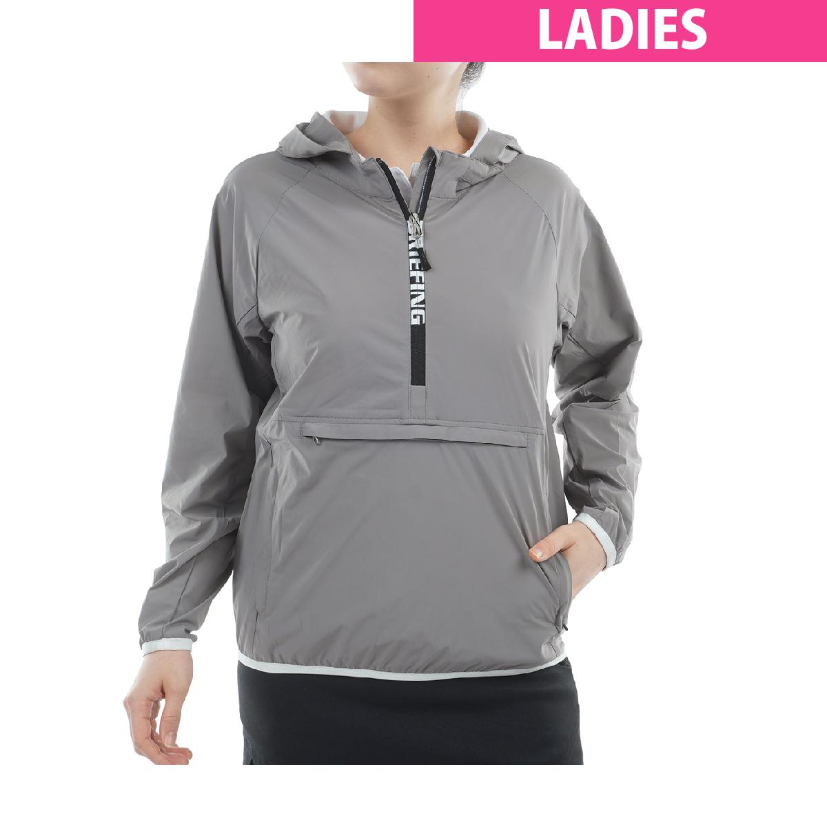 ブリーフィング　BRIEFING　ストレッチ ポケッタブルウインド アノラックジャケット　レディス