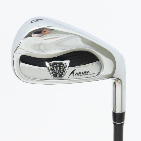 【中古】アキラプロダクツ ADR AKIRA ADR PLATINUM アイアン オリジナルカーボン シャフト：オリジナルカーボンBCランク フレックスR 男性用 メンズ用 右用