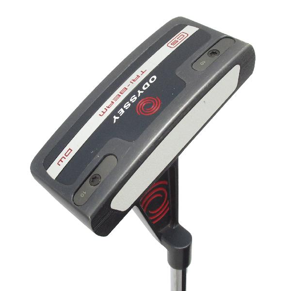 オデッセイ　ODYSSEY　TRI-BEAM DOUBLE WIDE CS パター カーボンスチール複合シャフト　シャフト：カーボンスチール複合シャフトCランク　フレックス計測項目外　男性用 メンズ用　右用
