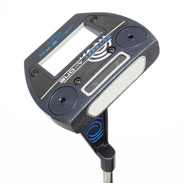 【中古】オデッセイ　AI-ONE　Ai-ONE TRI-BEAM JAILBIRD MINI パター スチールシャフト　【34】シャフト：スチールシャフトCランク　フレックス計測項目外　男性用 メンズ用　右用