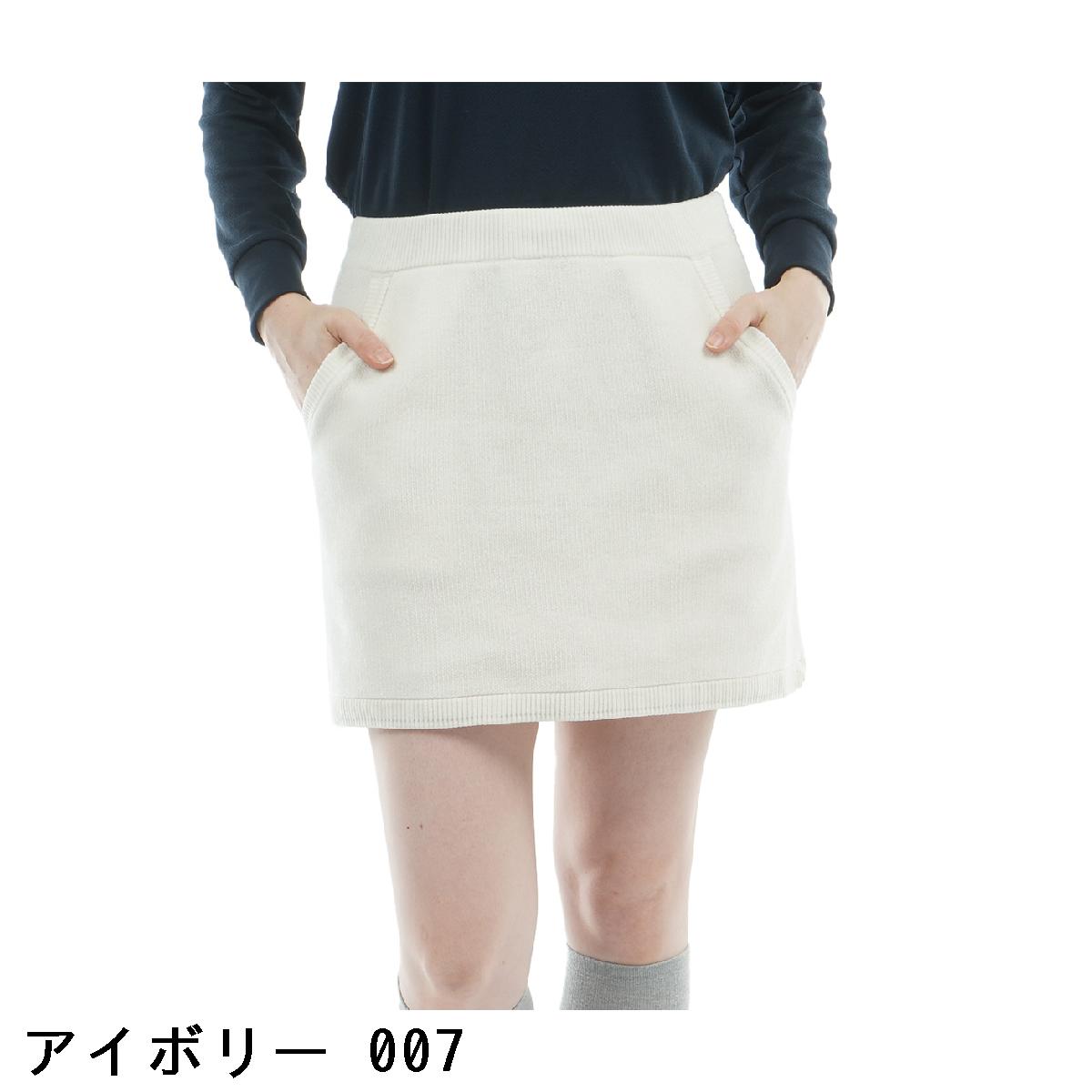 ブリーフィング　BRIEFING　モールヤーン ロゴ ニット スカート　レディス