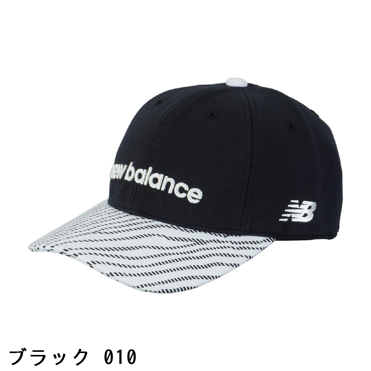 ニューバランス　New Balance Golf　ダンボール×ストライプゼブラプリント シックスパネルキャップ　レディス