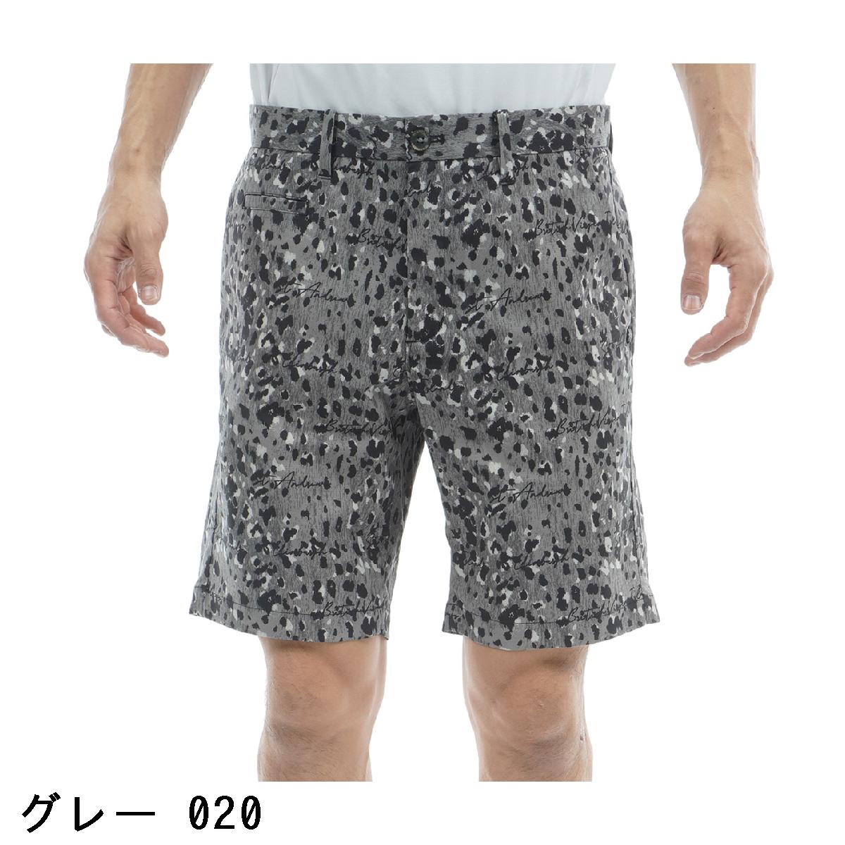 セント・アンドリュース　St ANDREWS　マリンシールプリントショートパンツ