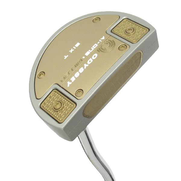 【中古】オデッセイ　AI-ONE MILLED　Ai-ONE MILLED SILVER SIX T DB パター スチールシャフト　【34】シャフト：スチールシャフトBCランク　フレックス計測項目外　男性用 メンズ用　右用