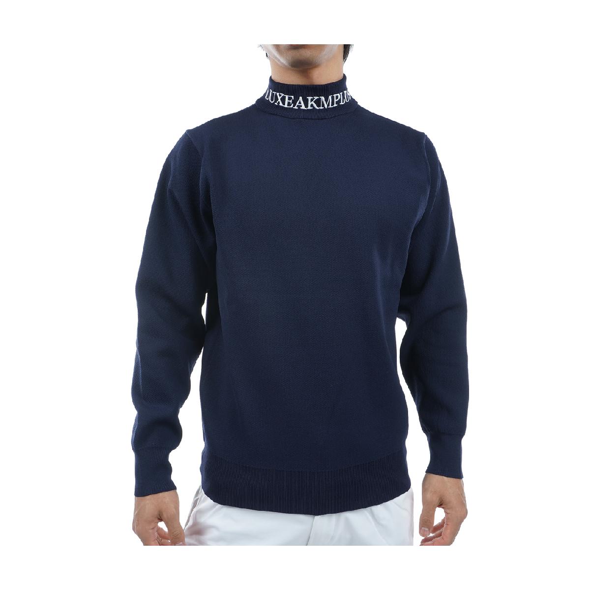 リュクスエイケイエムプラス　LUXEAKMPLUS　軽量 モックネックセーター