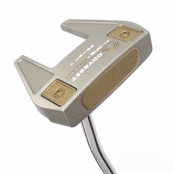 【中古】オデッセイ　AI-ONE MILLED　Ai-ONE MILLED SILVER SEVEN T DB パター スチールシャフト　【33】シャフト：スチールシャフトCランク　フレックス計測項目外　男性用 メンズ用　右用