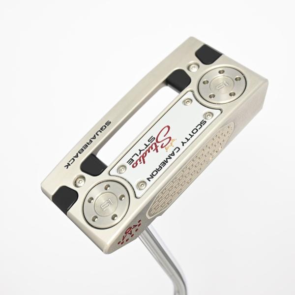 【中古】スコッティキャメロン　SCOTTY CAMERON　スタジオスタイル スクエアバック(2025) パター スチールシャフト　【34】シャフト：スチールシャフトBCランク　フレックス計測項目外　男性用 メンズ用　右用