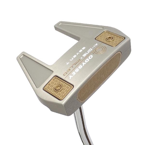 【中古】オデッセイ　AI-ONE MILLED　Ai-ONE MILLED SILVER SEVEN T DB パター スチールシャフト　【34】シャフト：スチールシャフトCランク　フレックス計測項目外　男性用 メンズ用　右用