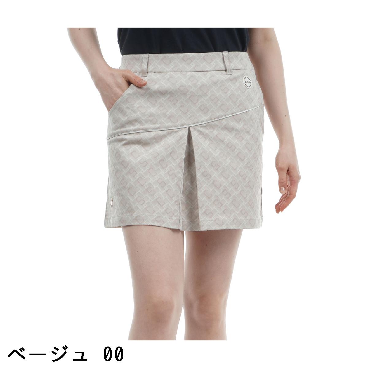 ルコックスポルティフ ゴルフ　Le coq sportif GOLF　RIJOUME ロゴジャカード ストレッチスカート　レディス