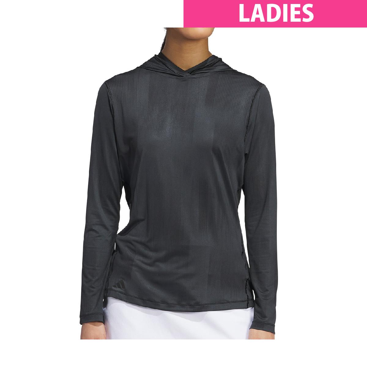 アディダス　Adidas　UVケア付き プリント 長袖フーディー　レディス