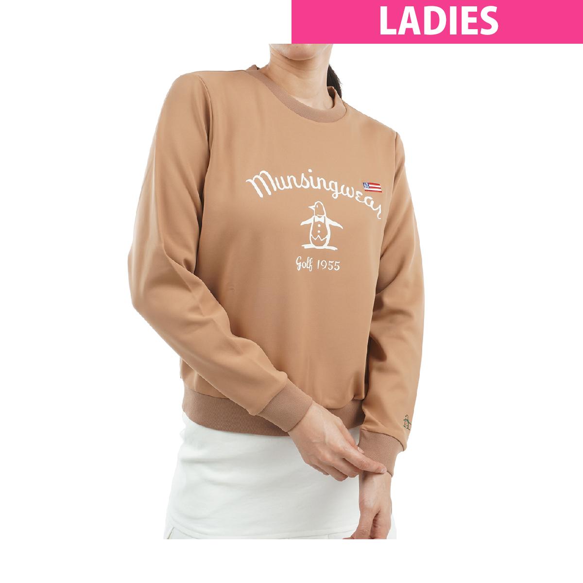 マンシングウェア　Munsingwear　SEASON COLLECTION ストレッチ クルーネックスウェット　レディス