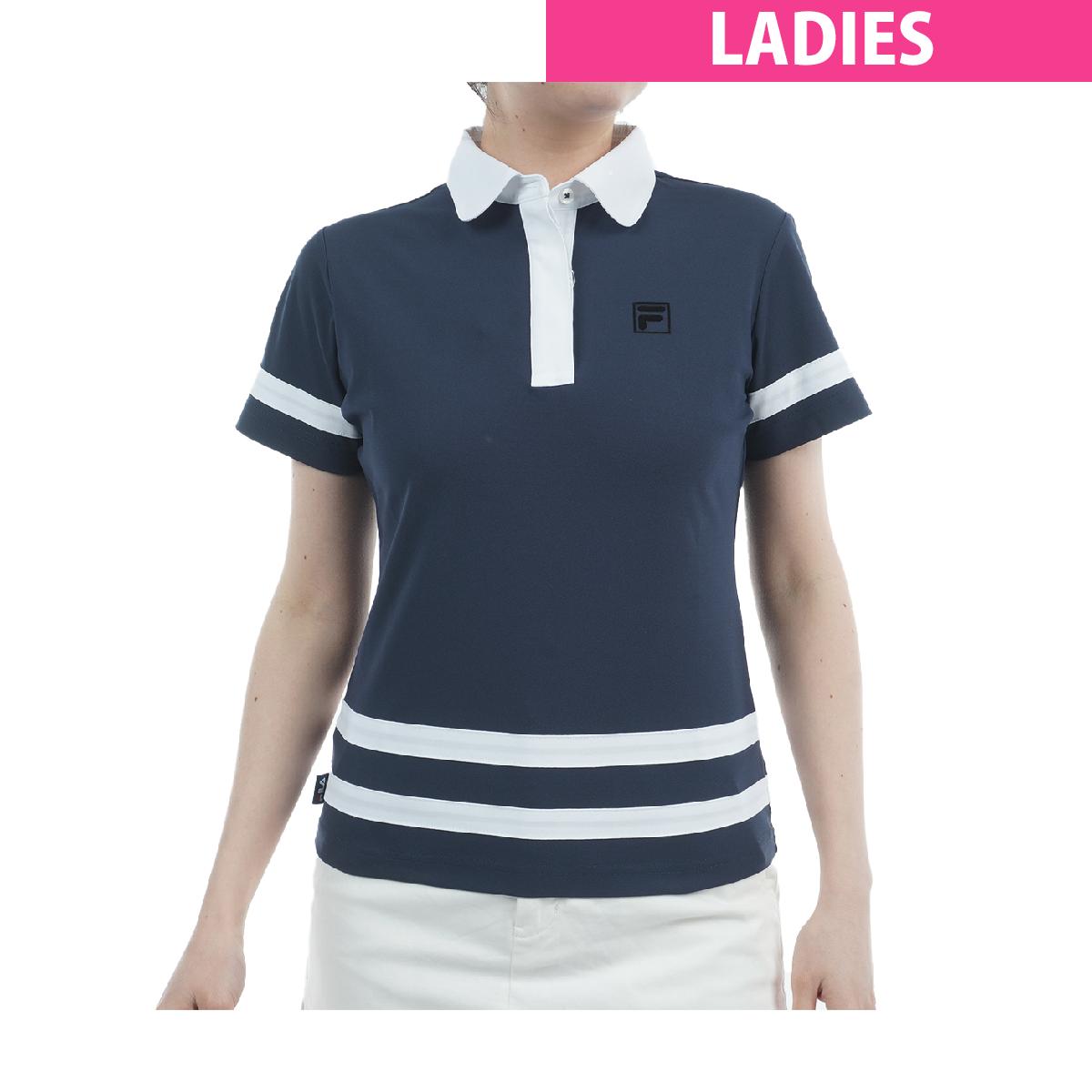 FILA Golf - フィラ　FILA GOLF　マイクロ鹿の子 半袖ポロシャツ　レディス