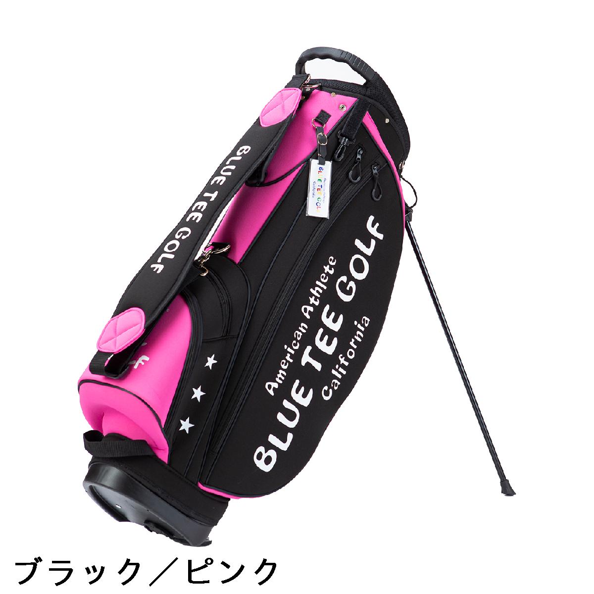 ブルーティーゴルフ　BLUE TEE GOLF　ツートンカラー ストレッチスタンドキャディ...