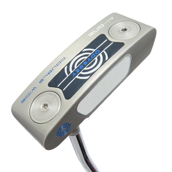 【中古】オデッセイ　AI-ONE　Ai-ONE SILVER DOUBLE WIDE DB パター スチールシャフト　【33】シャフト：スチールシャフトCランク　フレックス計測項目外　男性用 メンズ用　右用
