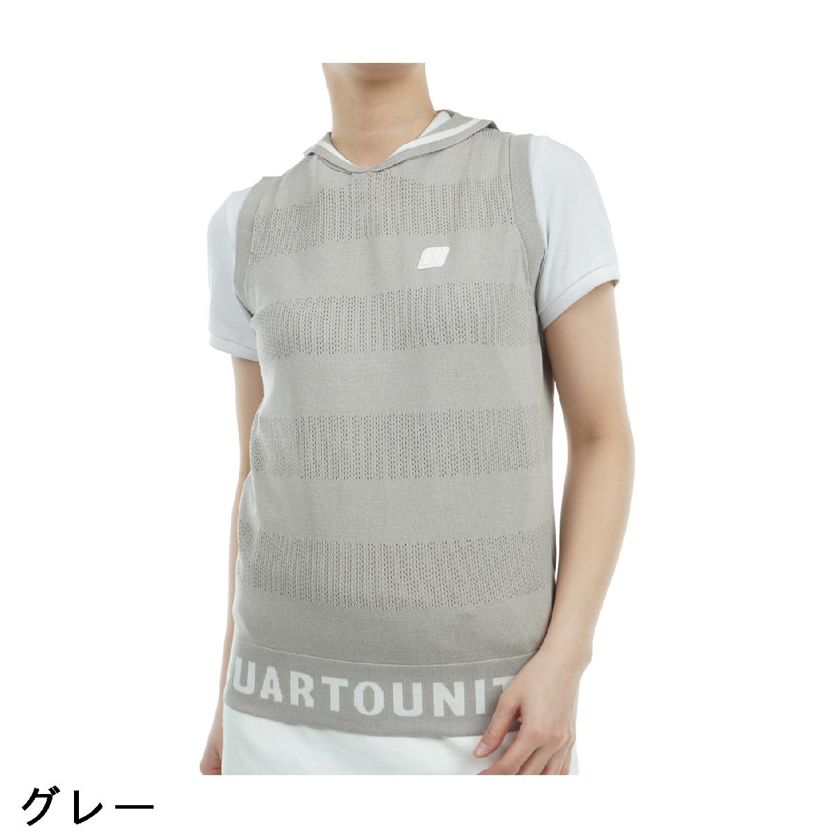 クアルトユナイテッド　CUARTO UNITED　セーラーカラー サマーニットベスト　レディス