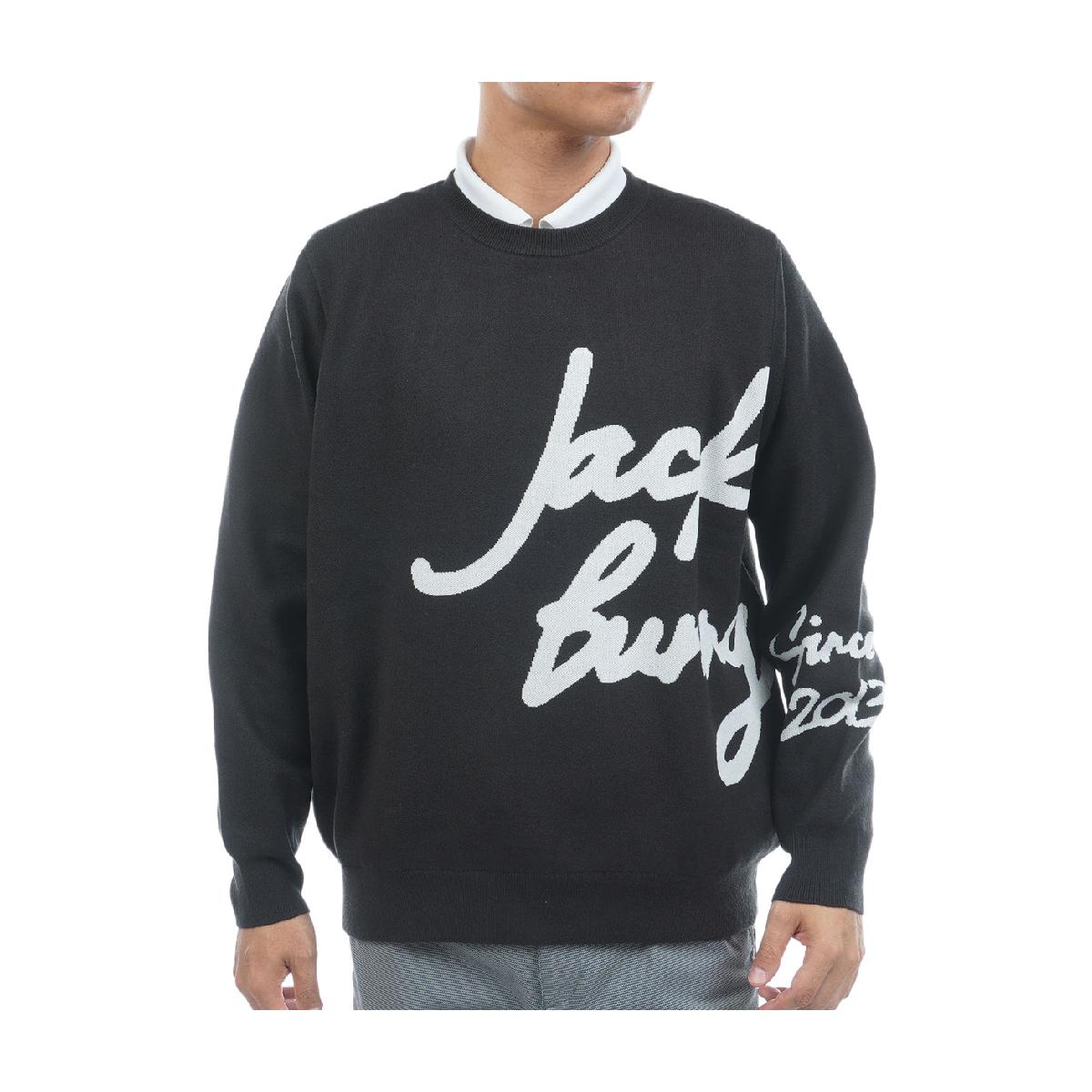 ジャックバニー　Jack Bunny!!　HOTFEEL 防風裏地付きストレッチクルーセーター