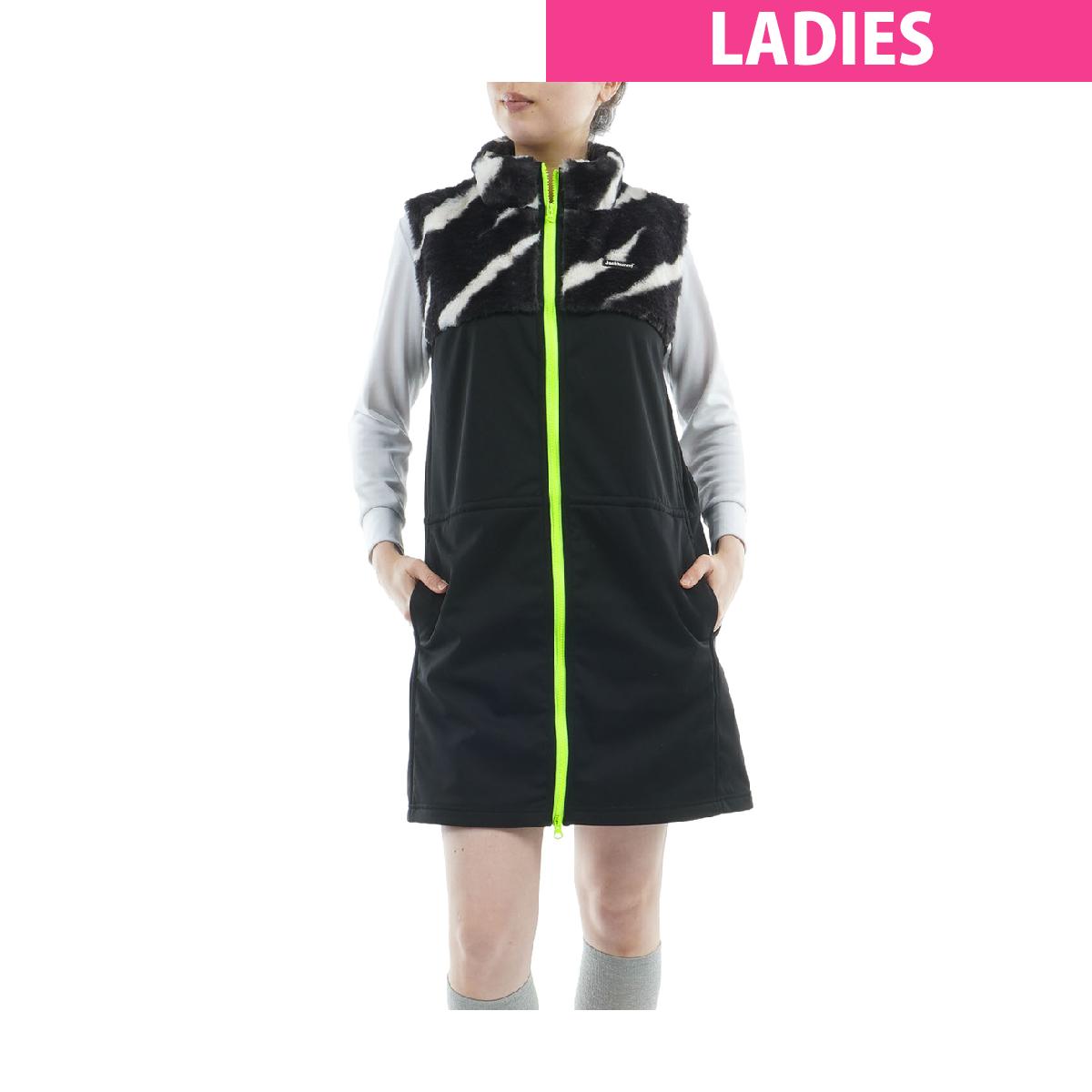 ジャックバニー　Jack Bunny!!　ラミネートスムース 裏地付きワンピース　レディス