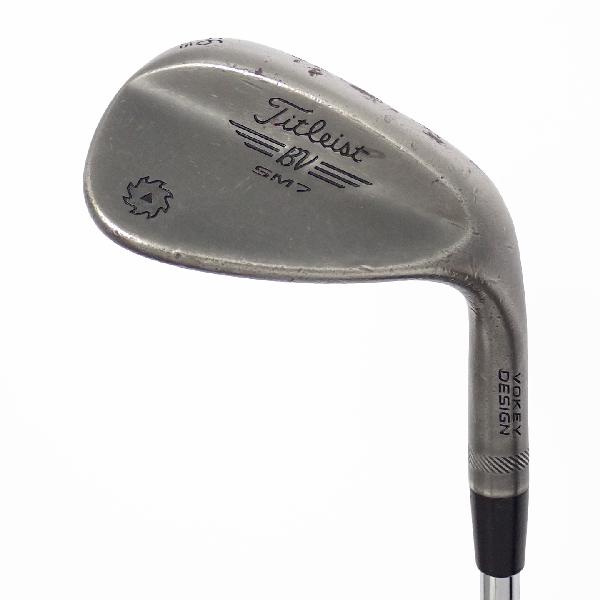 乐天商城 - 【中古】タイトリスト　Vokey　ボーケイ SM7 JET BLACK ウェッジ スチールシャフト　【56-10】シャフト：スチールシャフトDランク　フレックス判別不能　男性用 メンズ用　右用